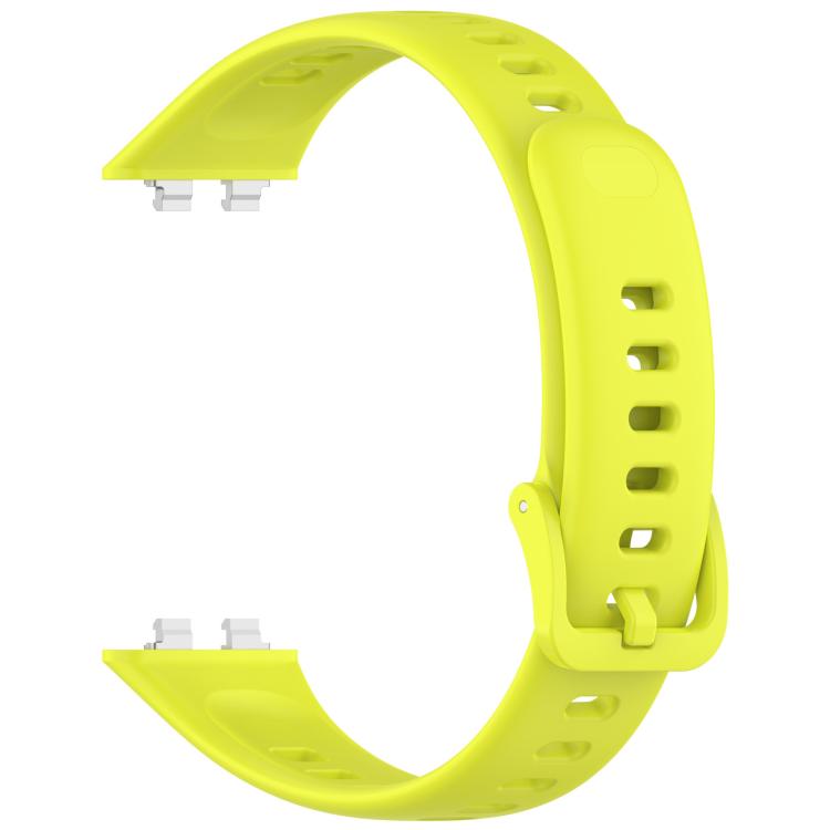 For Huawei Band 11 / Band 11 Pro Glossy Solid Color Silicone Watch Band