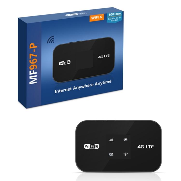 MF967P-E 300Mbps Portable Hotspot 4G LTE Mobile WiFi 6 Router Eurasian Version with Color Light