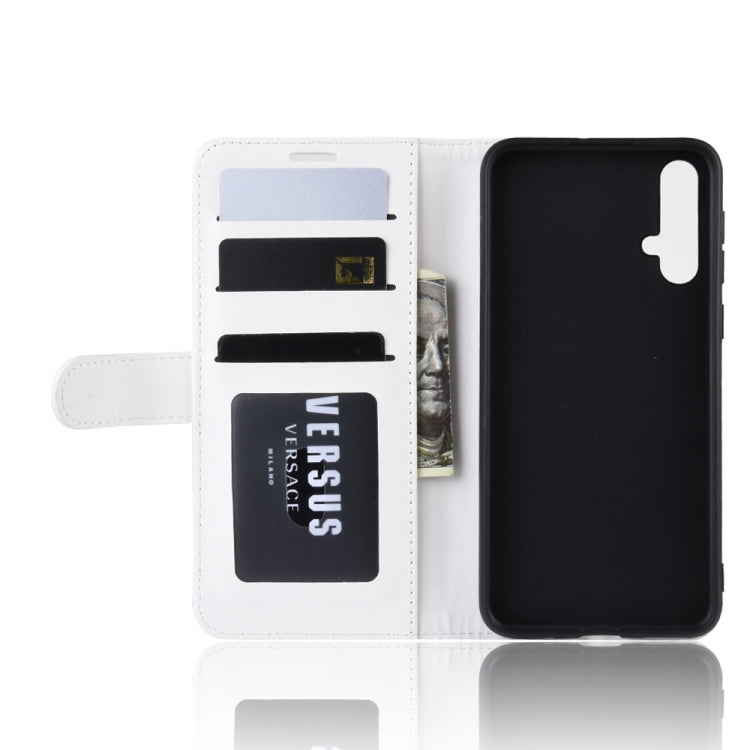 R64 Texture Single Fold Horizontal Flip Leather Case for Huawei Nova 5, with Holder & Card Slots & Wallet