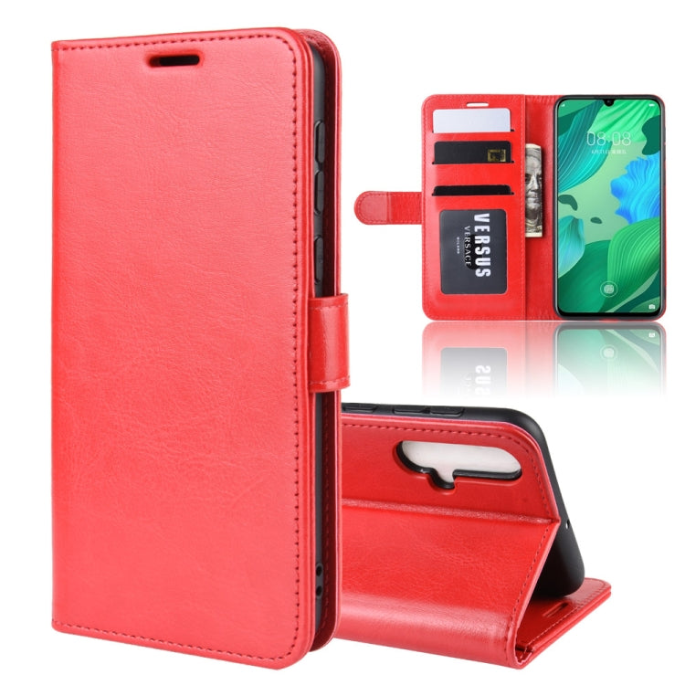 R64 Texture Single Fold Horizontal Flip Leather Case for Huawei Nova 5, with Holder & Card Slots & Wallet