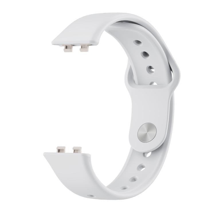 For Huawei Band 11 / Band 11 Pro Glossy Reverse Buckle Solid Color Silicone Watch Band