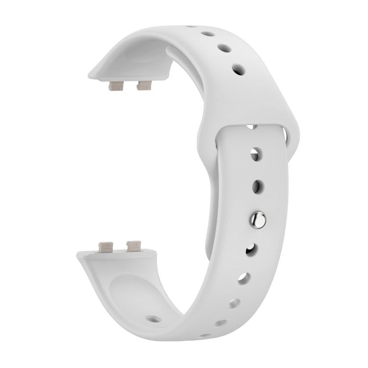 For Huawei Band 11 / Band 11 Pro Glossy Reverse Buckle Solid Color Silicone Watch Band