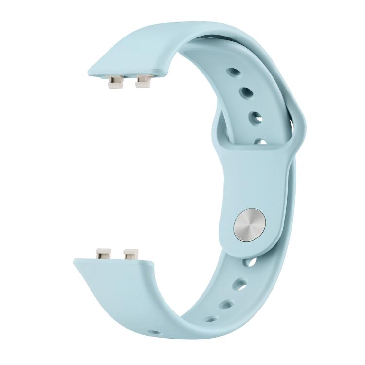 For Huawei Band 11 / Band 11 Pro Glossy Reverse Buckle Solid Color Silicone Watch Band