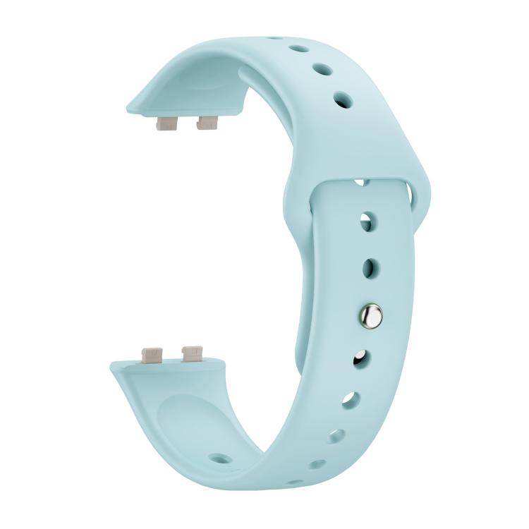 For Huawei Band 11 / Band 11 Pro Glossy Reverse Buckle Solid Color Silicone Watch Band