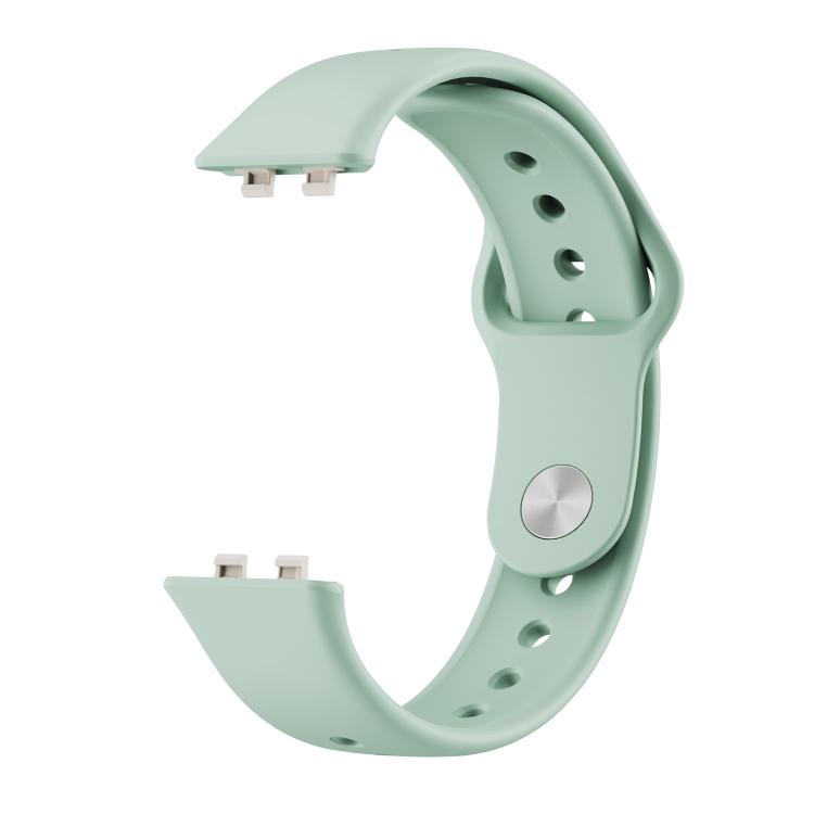 For Huawei Band 11 / Band 11 Pro Glossy Reverse Buckle Solid Color Silicone Watch Band