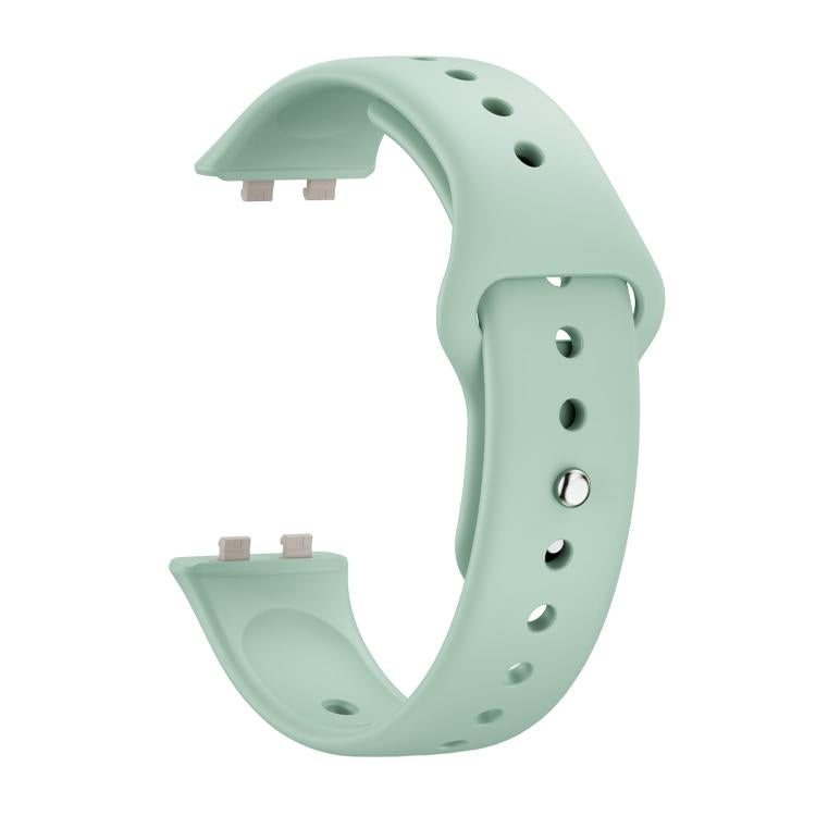 For Huawei Band 11 / Band 11 Pro Glossy Reverse Buckle Solid Color Silicone Watch Band
