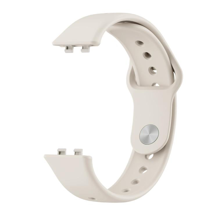 For Huawei Band 11 / Band 11 Pro Glossy Reverse Buckle Solid Color Silicone Watch Band