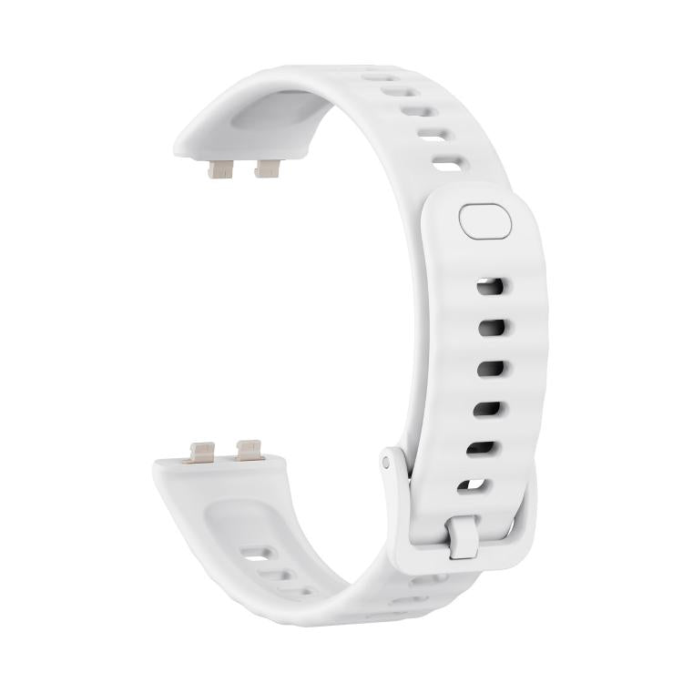 For Huawei Band 11 / Band 11 Pro Concave Texture Solid Color Silicone Watch Band