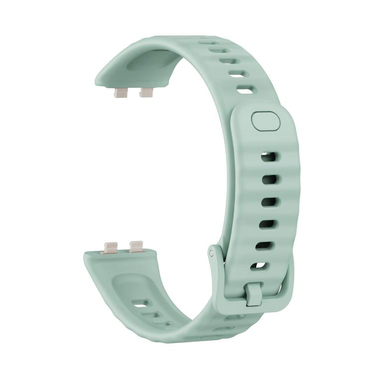 For Huawei Band 11 / Band 11 Pro Concave Texture Solid Color Silicone Watch Band