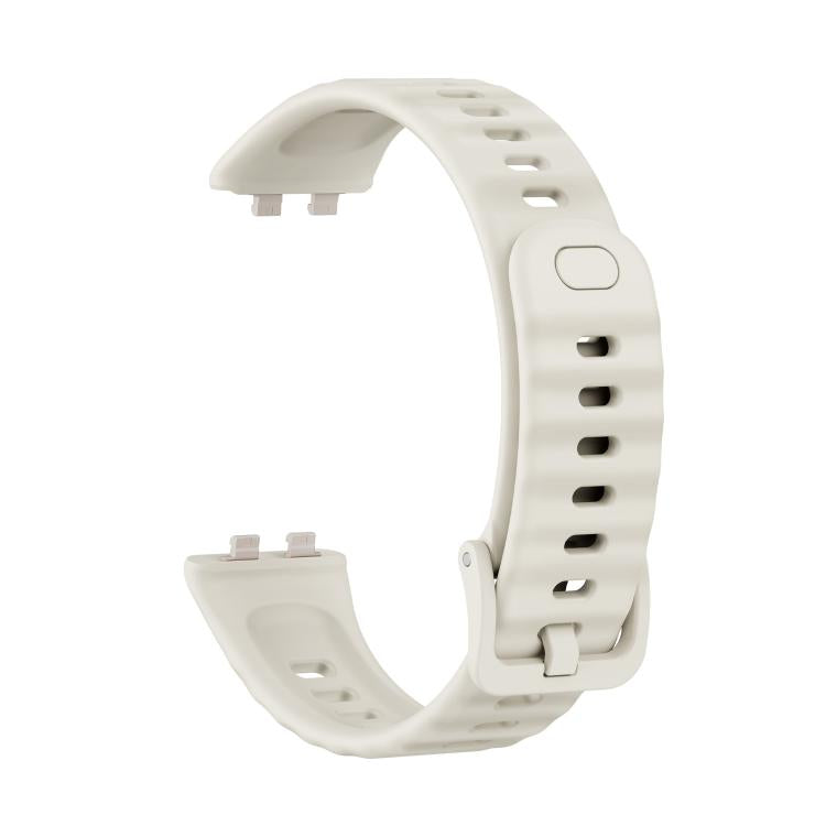 For Huawei Band 11 / Band 11 Pro Concave Texture Solid Color Silicone Watch Band
