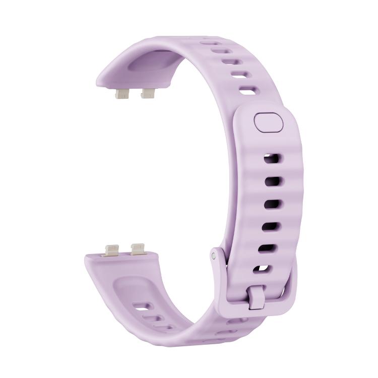 For Huawei Band 11 / Band 11 Pro Concave Texture Solid Color Silicone Watch Band