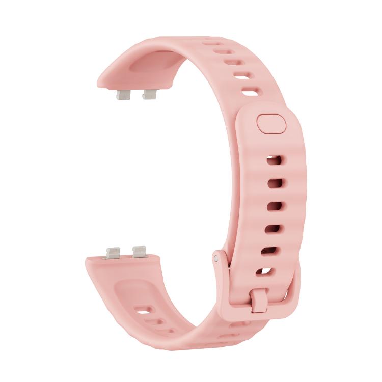 For Huawei Band 11 / Band 11 Pro Concave Texture Solid Color Silicone Watch Band