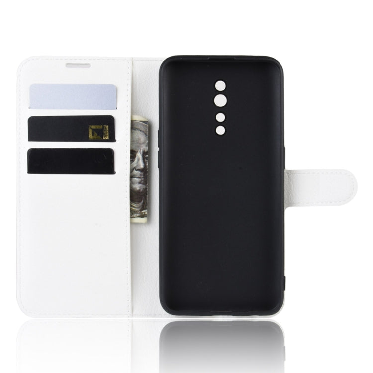 Litchi Texture Horizontal Flip Leather Case for OPPO RENO Z, with Wallet & Holder & Card Slots
