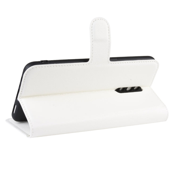 Litchi Texture Horizontal Flip Leather Case for OPPO RENO Z, with Wallet & Holder & Card Slots