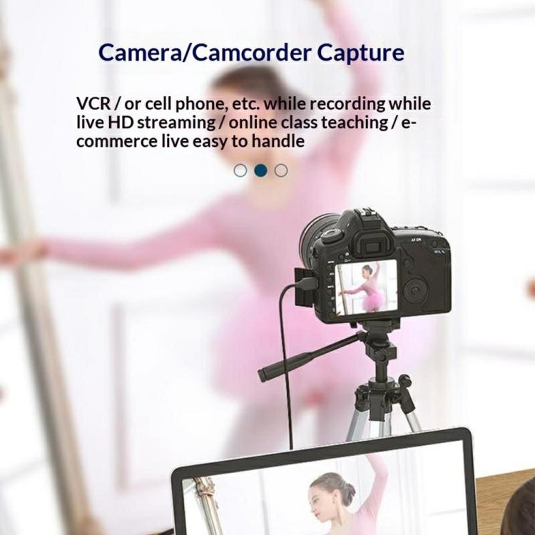 HU-08A 1080P 60Hz HD Capture Adapter HDMI to USB 3.0 / Type-C 2 in 1 Video Capture Card