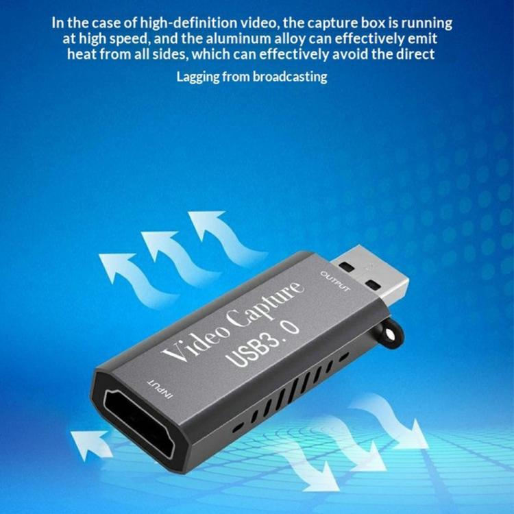 HU-07 HD to USB 3.0 Video Capture Card 1080P 60Hz Game Recording Adapter