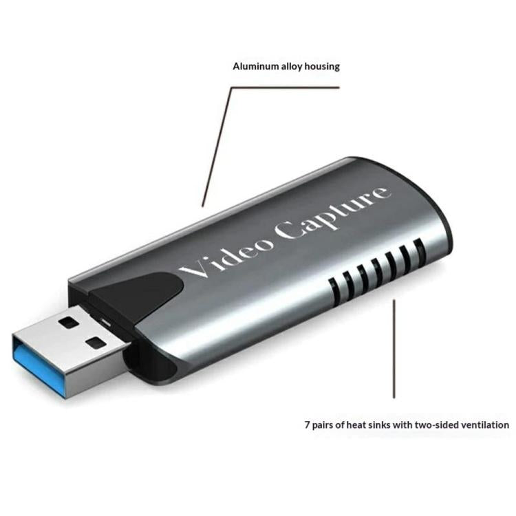 For Nintendo Switch / PS4 / Phone / PC HU-03 1080P HDMI to USB 3.0 Video Capture Card