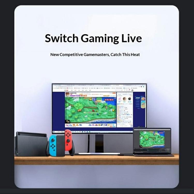 For Nintendo Switch / PS4 / Phone / PC HU-03 1080P HDMI to USB 3.0 Video Capture Card