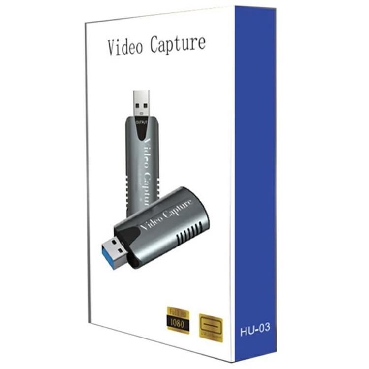 For Nintendo Switch / PS4 / Phone / PC HU-03 1080P HDMI to USB 3.0 Video Capture Card