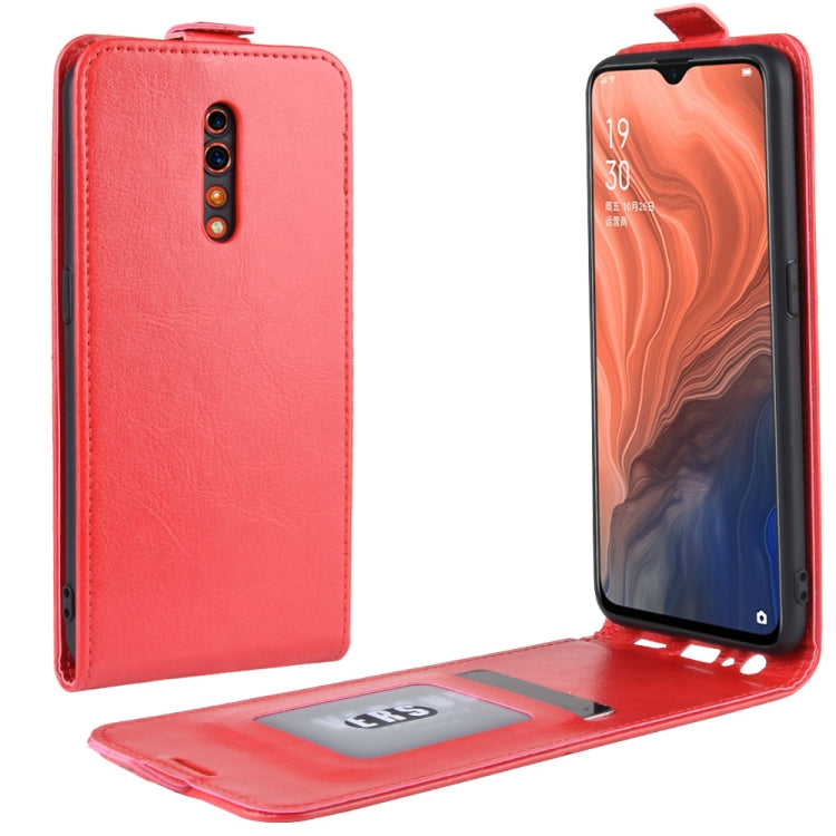 Crazy Horse Vertical Flip Leather Protective Case for OPPO RENO Z
