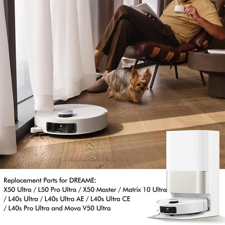 JUNSUNMAY 18 in 1 Robot Vacuum Cleaner Mop Accessory Kit for Dreame X50 Ultra / L50 Ultra / L40s Ultra / Mova 50 Ultra