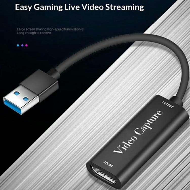 HU-02 HDMI to USB 3.0 Video Capture Card 1080P Game Live Streaming Adapter Cable