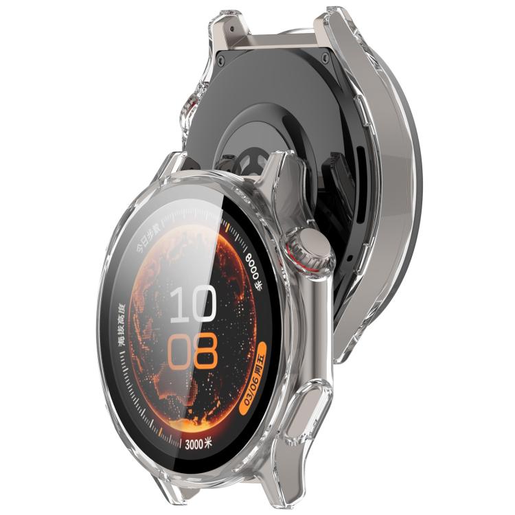 For OPPO Watch X3 / OnePlus Watch 4  Tempered Glass Film Integrated PC Watch Protective Case