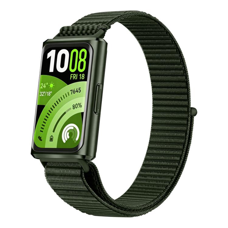 For Huawei Band 11 / Band 11 Pro Adjustable Nylon Hook And Loop Fastener Watch Band