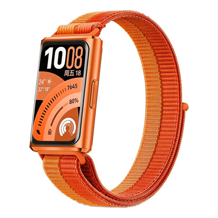 For Huawei Band 11 / Band 11 Pro Adjustable Nylon Hook And Loop Fastener Watch Band