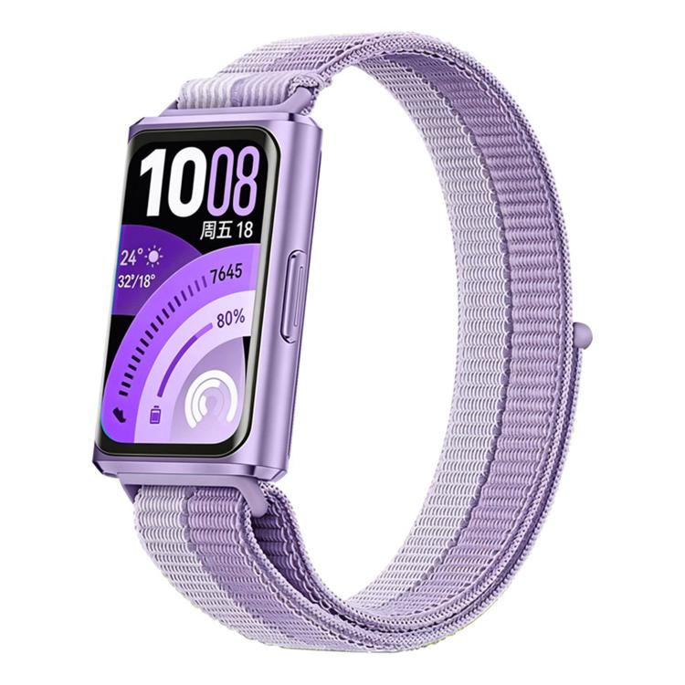 For Huawei Band 11 / Band 11 Pro Adjustable Nylon Hook And Loop Fastener Watch Band