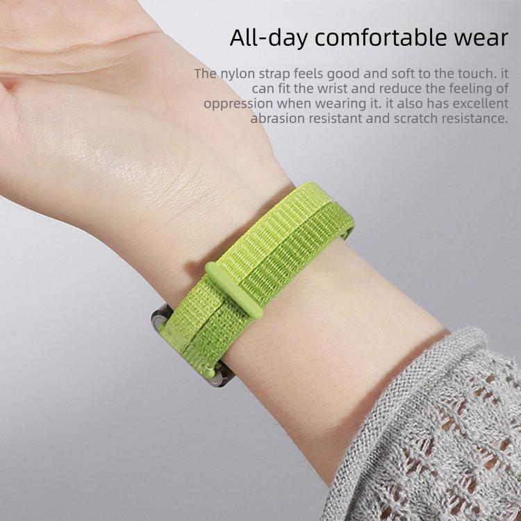 For Huawei Band 11 / Band 11 Pro Adjustable Nylon Hook And Loop Fastener Watch Band