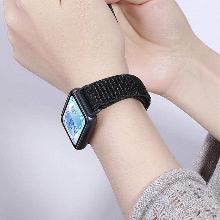 For Huawei Band 11 / Band 11 Pro Adjustable Nylon Hook And Loop Fastener Watch Band
