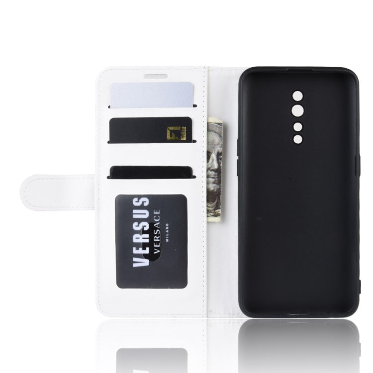 R64 Texture Single Fold Horizontal Flip Leather Case for OPPO RENO Z, with Holder & Card Slots & Wallet