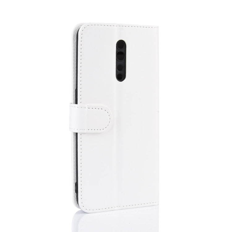 R64 Texture Single Fold Horizontal Flip Leather Case for OPPO RENO Z, with Holder & Card Slots & Wallet