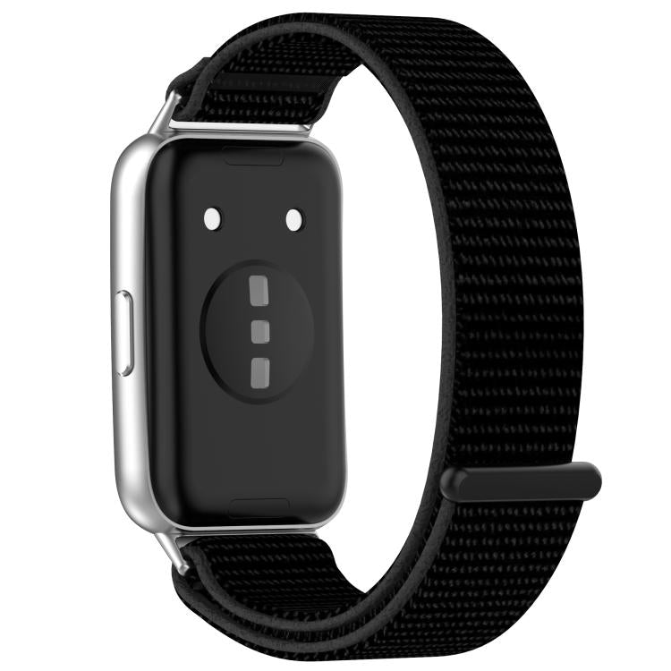 For Huawei Band 11 / Band 11 Pro Nylon Hook And Loop Fastener Watch Band