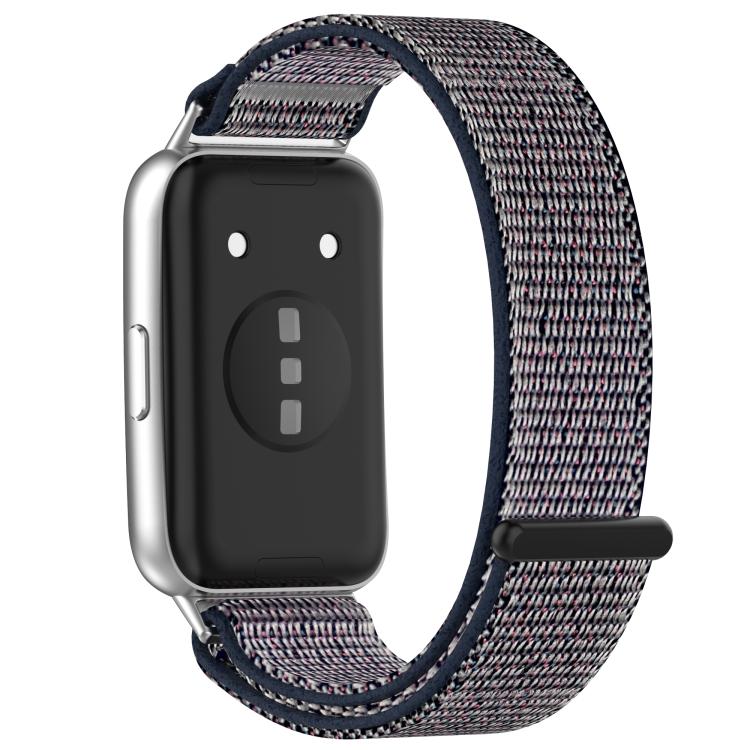 For Huawei Band 11 / Band 11 Pro Nylon Hook And Loop Fastener Watch Band