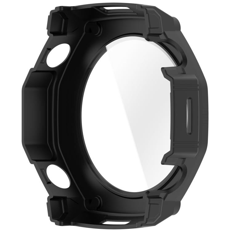 For Amazfit T-Rex Ultra 2 Tempered Glass Film Integrated PC Watch Protective Case