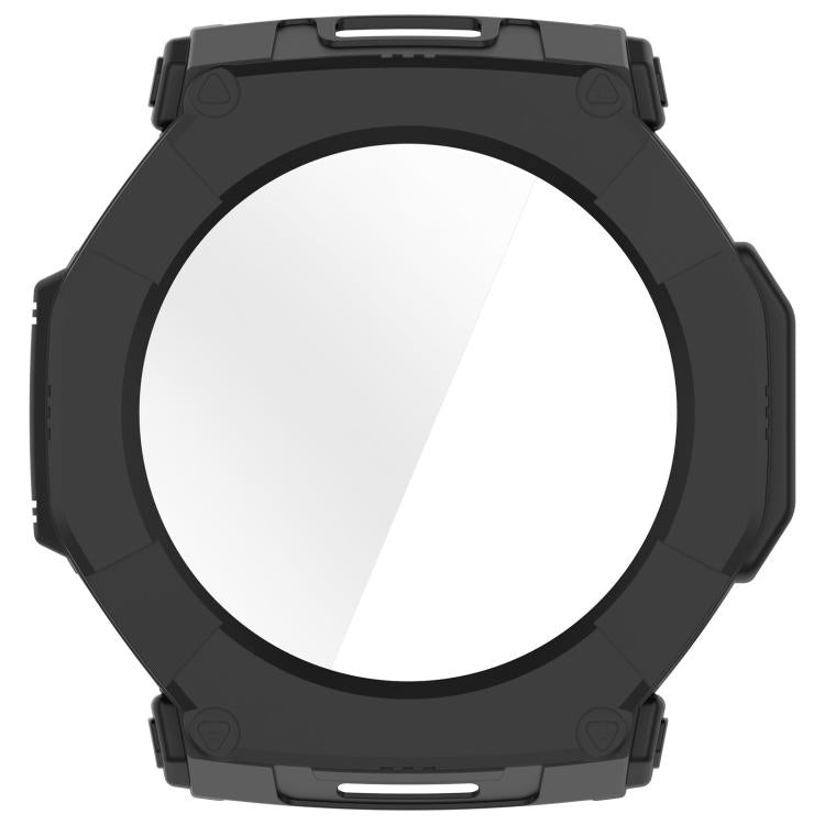 For Amazfit T-Rex Ultra 2 Tempered Glass Film Integrated PC Watch Protective Case