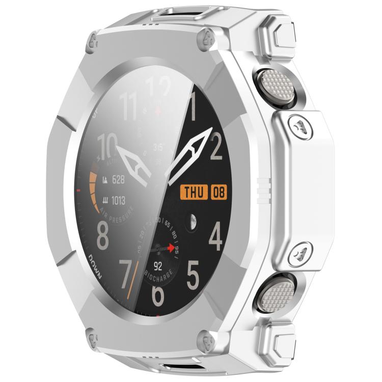 For Amazfit T-Rex Ultra 2 Tempered Glass Film Integrated PC Watch Protective Case