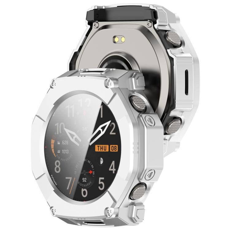 For Amazfit T-Rex Ultra 2 Tempered Glass Film Integrated PC Watch Protective Case