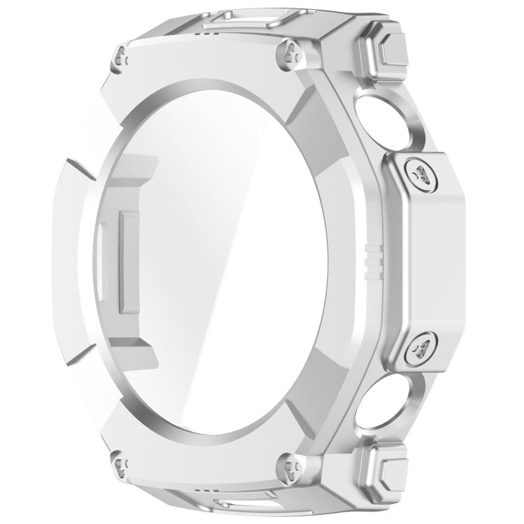 For Amazfit T-Rex Ultra 2 Tempered Glass Film Integrated PC Watch Protective Case