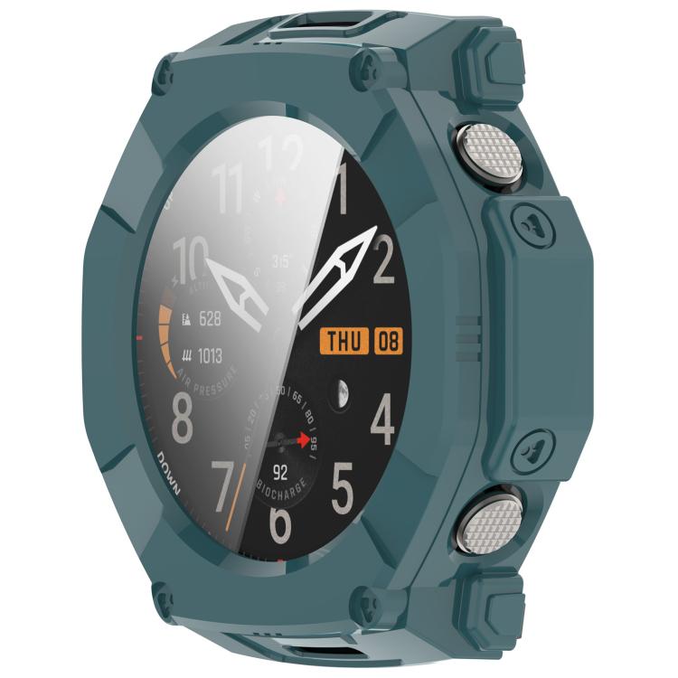 For Amazfit T-Rex Ultra 2 Tempered Glass Film Integrated PC Watch Protective Case