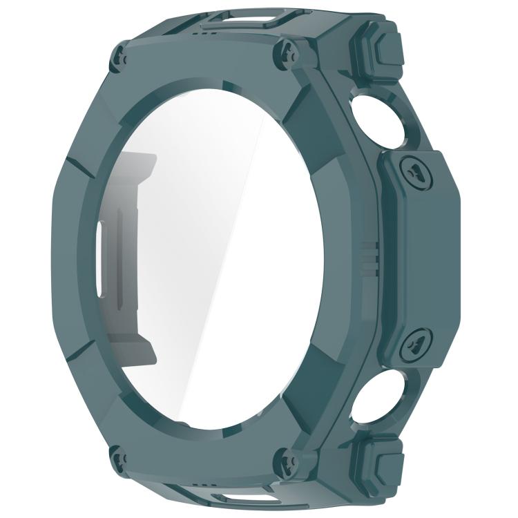 For Amazfit T-Rex Ultra 2 Tempered Glass Film Integrated PC Watch Protective Case