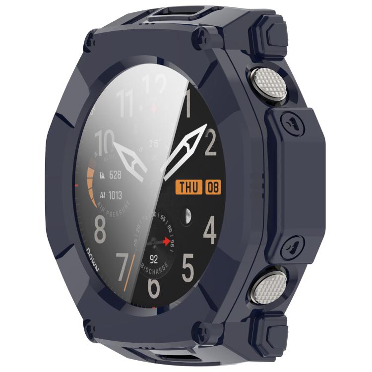 For Amazfit T-Rex Ultra 2 Tempered Glass Film Integrated PC Watch Protective Case