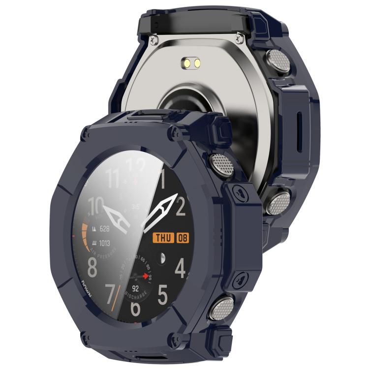 For Amazfit T-Rex Ultra 2 Tempered Glass Film Integrated PC Watch Protective Case