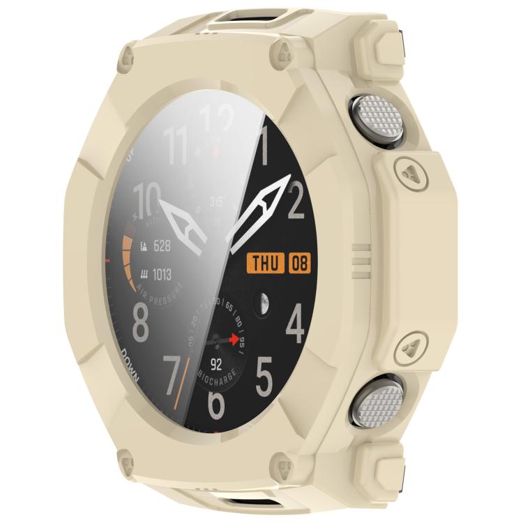 For Amazfit T-Rex Ultra 2 Tempered Glass Film Integrated PC Watch Protective Case