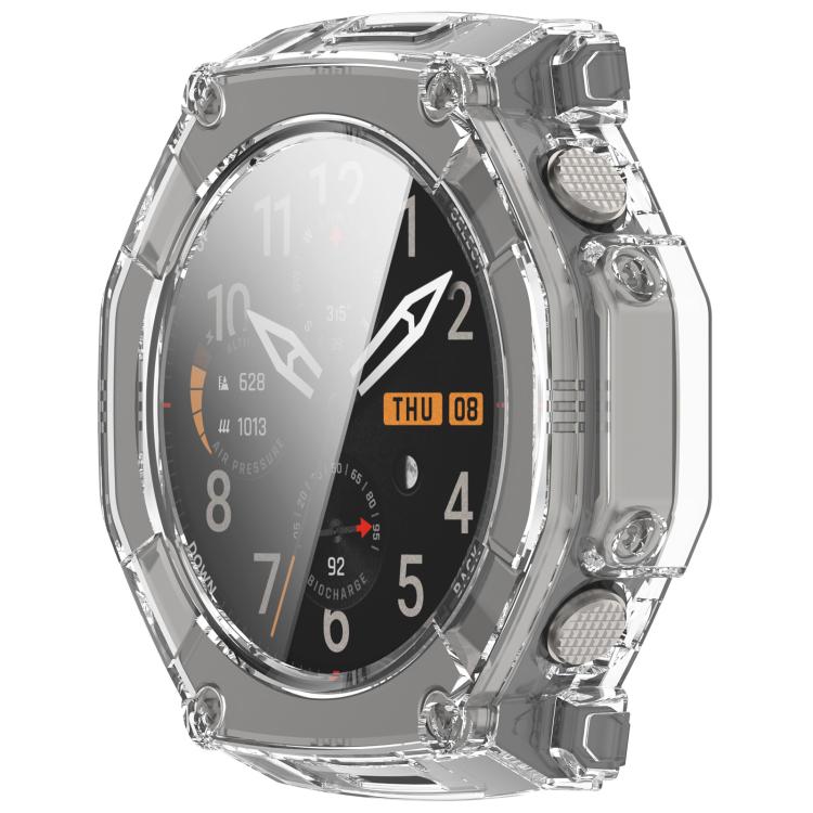 For Amazfit T-Rex Ultra 2 Tempered Glass Film Integrated PC Watch Protective Case