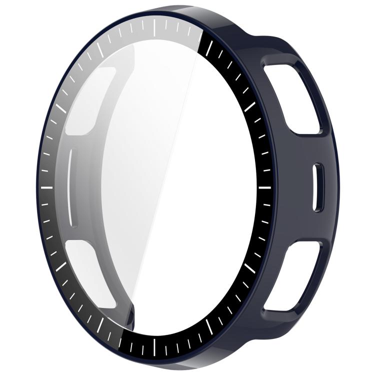 For Amazfit Active 3 Premium  Tempered Film Integrated PC Watch Protective Case with Scale