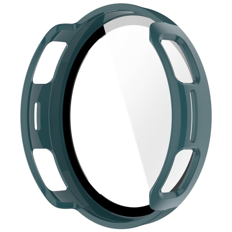 For Amazfit Active 3 Premium  Tempered Film Integrated PC Watch Protective Case with Scale