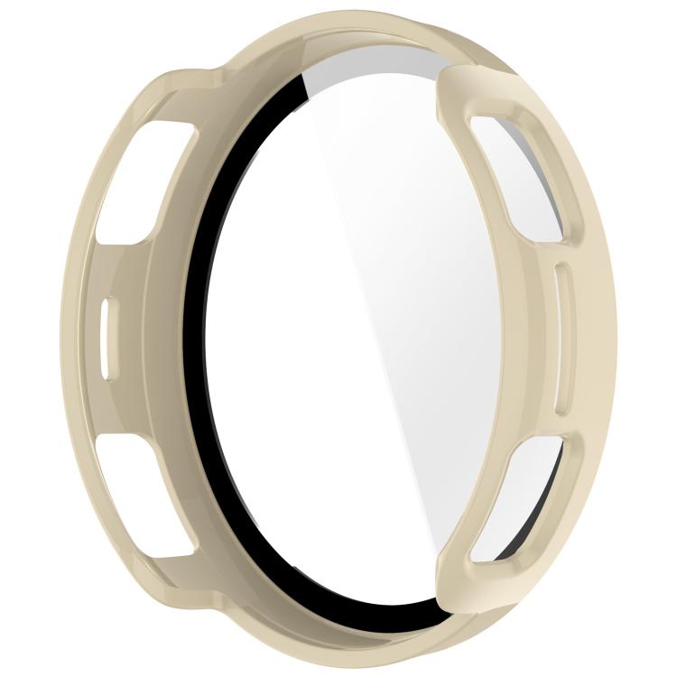 For Amazfit Active 3 Premium  Tempered Film Integrated PC Watch Protective Case with Scale